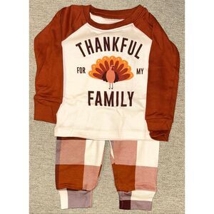 The Children’s Place Thanksgiving Pajamas size 0-3 mos